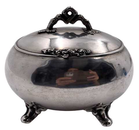 European Silver Sugar / Esrog Box