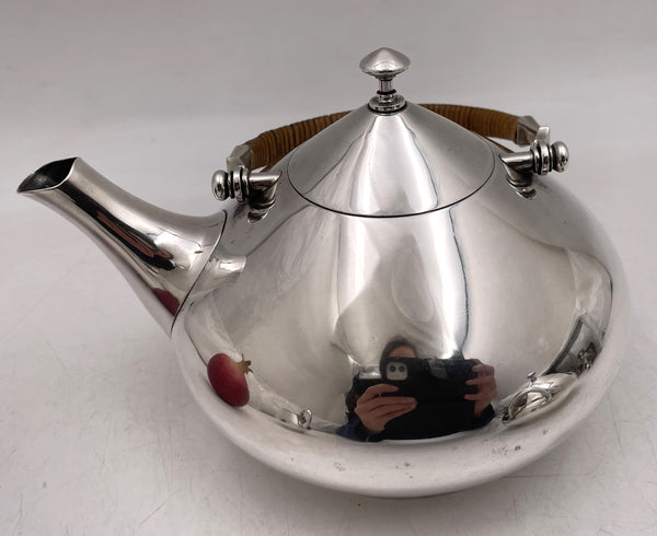 German Judgendstil Silver 3-Piece Tea Set