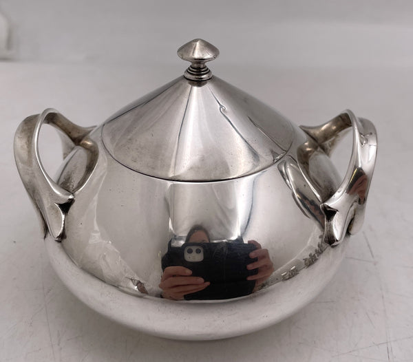 German Judgendstil Silver 3-Piece Tea Set