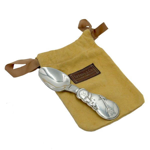 Tiffany & Co. Sterling Silver Snowman Child Spoon