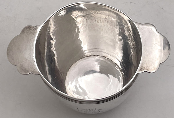Thomas Heming 1801 Georgian Set of 4 Sterling Silver Quaich Cups