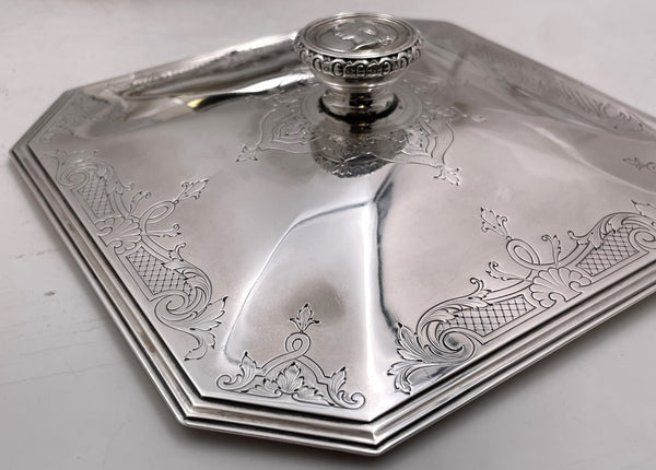 Pair of Tiffany & Co. French Sterling Silver Tureens from Early 20th Century