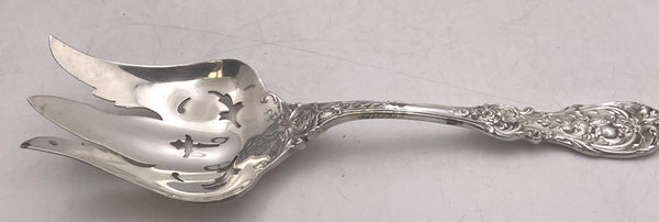 Reed & Barton Set of 6 Sterling Silver Servers in Francis I Pattern and Art Nouveau Style