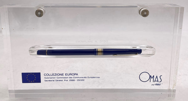 Omas Limited Edition Europa Fountain Pen in Original Box