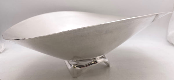 Georg Jensen Sterling Silver Large Centerpiece Bowl #980A by H. Koppel in Mid-Century Modern Style