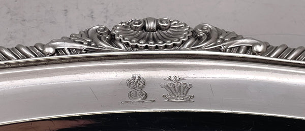 W.  Bateman English 1816 Georgian Sterling Silver Platter Tray