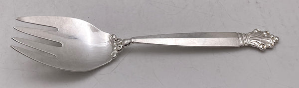 Georg Jensen Assorted Sterling Silver Servers in Acorn Pattern