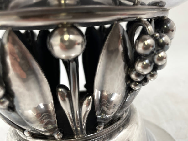 Georg Jensen Set of 3 Sterling Silver Bowls #197A #197C in Art Nouveau Style