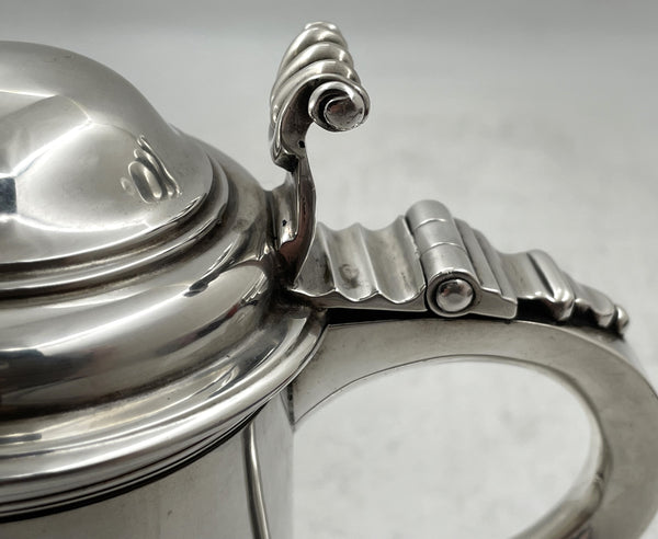 William Summers English Sterling Silver 1899 Tankard