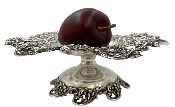 Black, Starr & Frost Sterling Silver Compote Tazza/ Footed Bowl in Art Nouveau Style