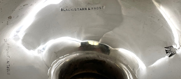 Black, Starr & Frost Sterling Silver Compote Tazza/ Footed Bowl in Art Nouveau Style