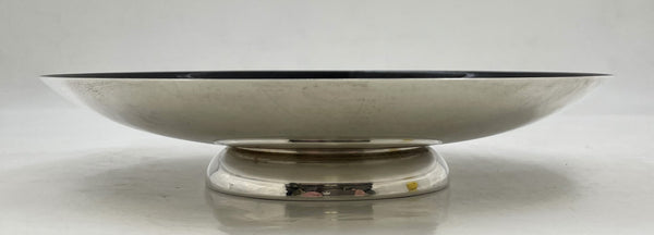 Towle and Earl Pardon Rare Enameled Sterling Silver Bowl in Mid-Century Modern Style