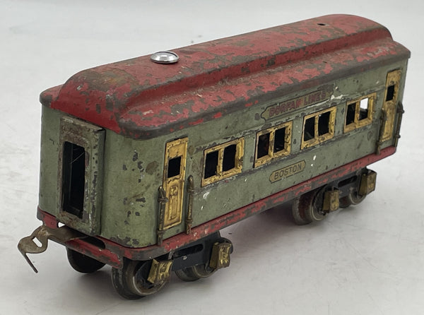 Dorfan Vintage O Gauge Boston Passenger Model Train Car from Early 20th Century