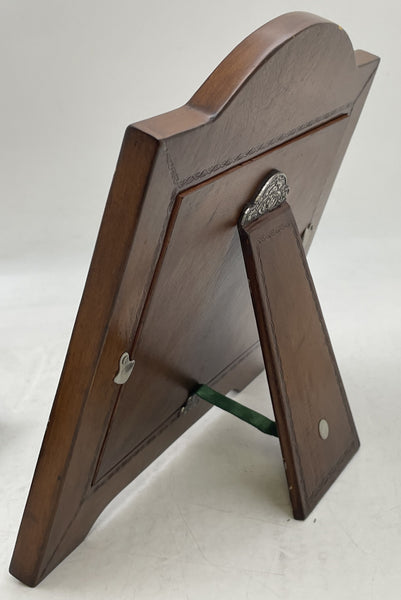 Pair of William Scott Leather & Sterling Silver Picture Frames