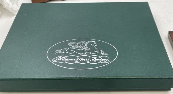 Pair of William Scott Leather & Sterling Silver Picture Frames