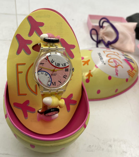 Eggs Dream Rare Swatch Watch New in Box