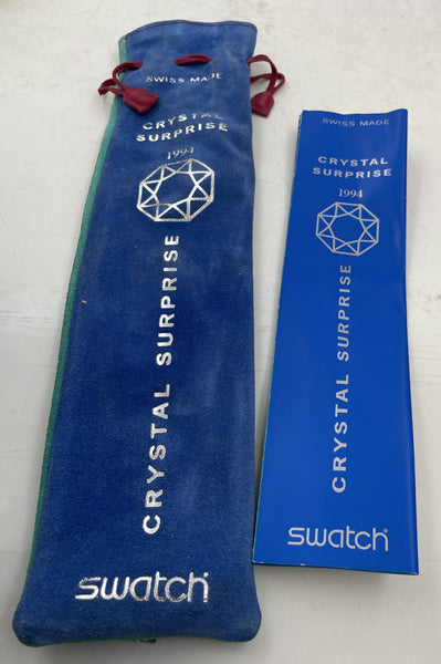 Swatch Crystal Surprise 1994 Watch New in Pouch