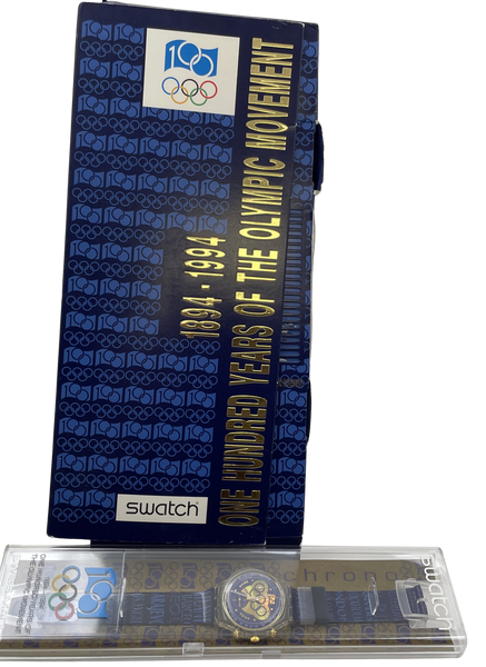 Rare Swatch 1994 Olympic Movement Watch New in Box