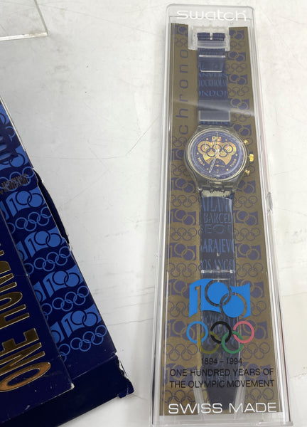 Rare Swatch 1994 Olympic Movement Watch New in Box