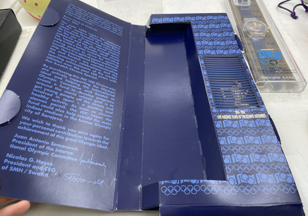 Rare Swatch 1994 Olympic Movement Watch New in Box