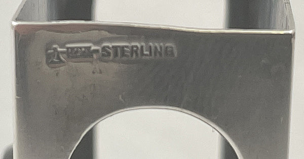 Micromosaic & Sterling Silver Italian Humidor Cigar Box & Matchbox Holder