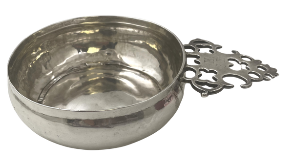 Edward Winslow Early 18th Century Rare Silver Porringer