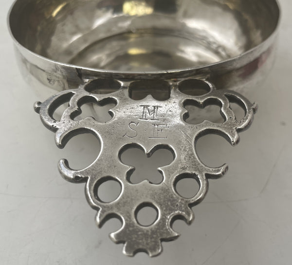 Edward Winslow Early 18th Century Rare Silver Porringer