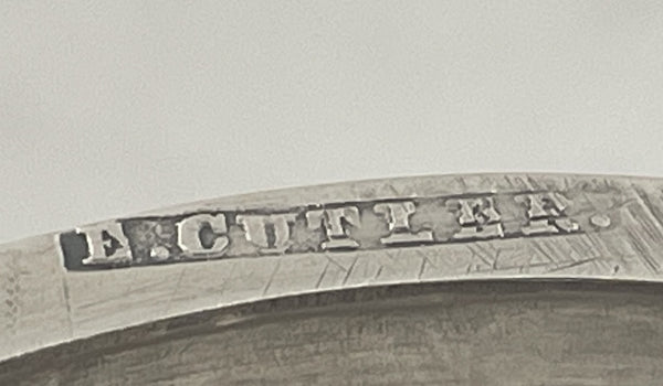 Eben Cutler Coin Silver Goblet/ Kiddush Cup from 19th Century