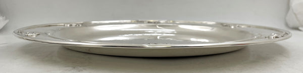 Georg Jensen Sterling Silver Cocktail / Bar Tray in Blossom Pattern # 232B from 1920s