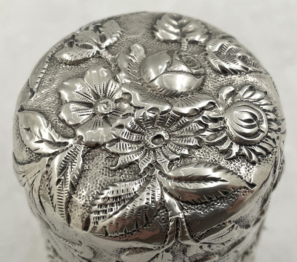 S. Kirk & Son Sterling Silver Repousse Besamim Spice Box from 1903-1907