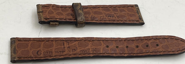G. Buccellati Rare Set of 4 Brown Watch Leather Straps New