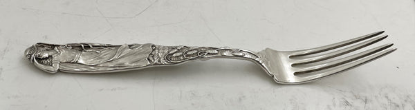 Tiffany & Co. Sterling Silver 4-Piece Child Set in Nursery Rhyme Pattern