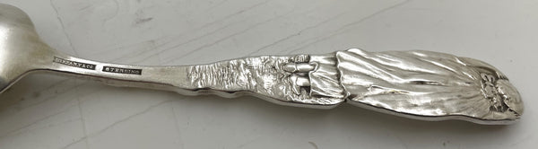 Tiffany & Co. Sterling Silver 4-Piece Child Set in Nursery Rhyme Pattern