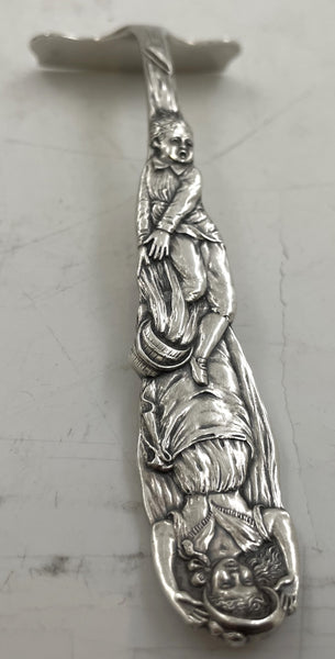 Tiffany & Co. Sterling Silver 4-Piece Child Set in Nursery Rhyme Pattern