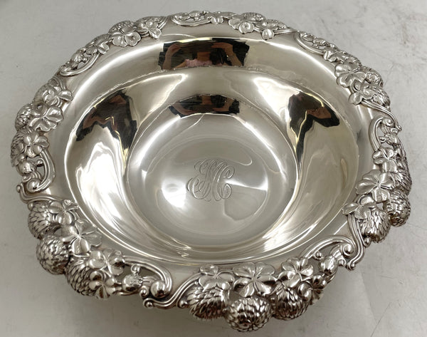 Tiffany & Co. Sterling Silver 1898 Clover Bowl in Art Nouveau Style