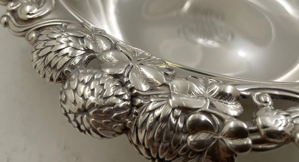 Tiffany & Co. Sterling Silver 1898 Clover Bowl in Art Nouveau Style