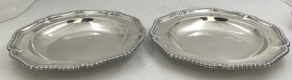 Pair of Paul Storr 1807 Georgian Sterling Silver Serving Dishes