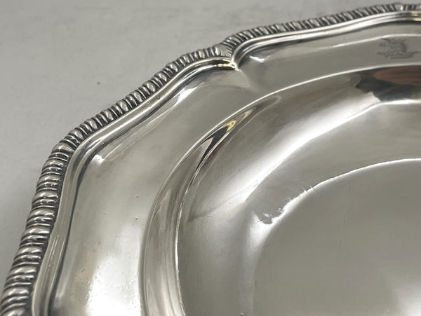 Pair of Paul Storr 1807 Georgian Sterling Silver Serving Dishes