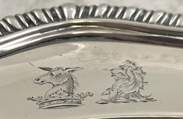 Pair of Paul Storr 1807 Georgian Sterling Silver Serving Dishes