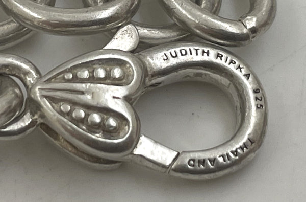 Judith Ripka Sterling Silver Choker Necklace