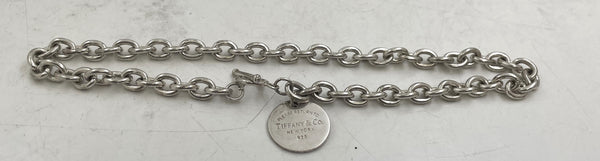 Tiffany & Co. Sterling Silver Please Return to Tiffany Necklace