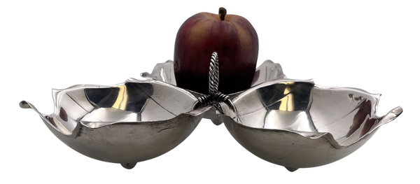 Sciarrotta for Bailey, Banks & Biddle Sterling Silver 3-Part Nut / Dip Dish