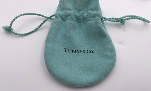 Pair of Tiffany & Co. Sterling Silver & Yellow Gold Shell Earrings in Original Pouch