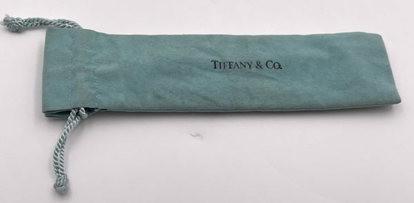 Tiffany & Co. Sterling Silver Pen in Diamond Pattern & in Original Pouch