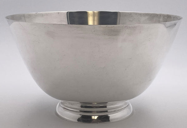 Tiffany & Co. Sterling Silver Large Centerpiece Bowl in Mid-Century Modern Style