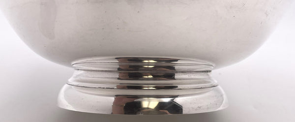 Tiffany & Co. Sterling Silver Large Centerpiece Bowl in Mid-Century Modern Style