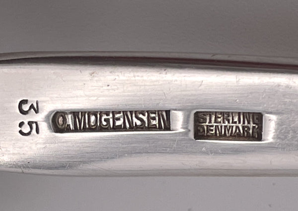 Mogensen Jensen Blossom Style Sterling Silver Serving Ladle Spoon