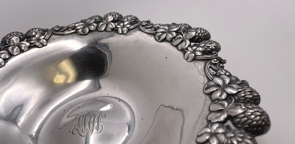 Tiffany & Co. Sterling Silver 1899 Clover Nut Dish/ Bowl in Art Nouveau Style