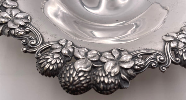 Tiffany & Co. Sterling Silver 1899 Clover Nut Dish/ Bowl in Art Nouveau Style