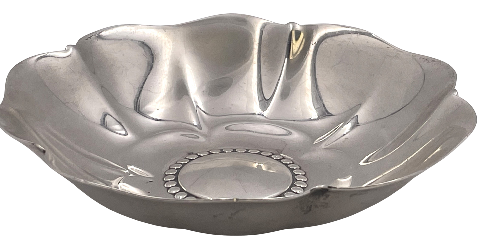 Tiffany & Co. Sterling Silver Floral Nut Dish/ Bowl